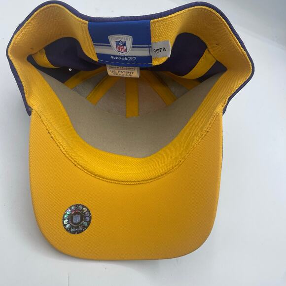 Minnesota Vikings Reebok NFL Official Sideline Hat OS One Size - Picture 5 of 6